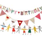 Banner Happy Birthday 100x200 cm, Embo, Rola de Ata Inclusa, Tematica Candy, Multicolor - imagine 7