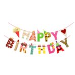 Banner Happy Birthday 100x200 cm, Embo, Rola de Ata Inclusa, Tematica Candy, Multicolor