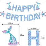 Banner Happy Birthday Sirena, Embo, Colectia Mermaid, 17 Piese, Multicolor - imagine 3