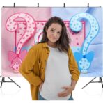 Banner pentru Petrecere, Embo, Model Girl or Boy, Tematica Gender Reveal, 150 x 100 cm, Albastru Roz - imagine 6