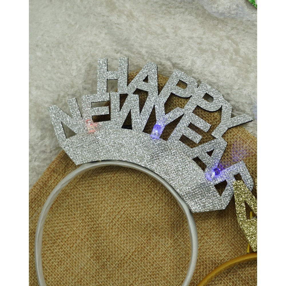 bentita-cerc-happy-newyear-culoare-gri-metalic-marime-standard-flippy-61f118087b28b.jpg Bentita/cerc Happy Newyear, culoare gri metalic, marime standard, Embo - imagine 9