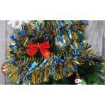 Beteala Craciun, Embo, albastru, marimea: 2 m x 11 cm material:folie PVC, interior/exterior - imagine 2