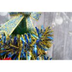 Beteala Craciun, Embo, albastru, marimea: 2 m x 11 cm material:folie PVC, interior/exterior - imagine 10