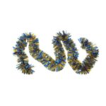 Beteala Craciun, Embo, albastru, marimea: 2 m x 11 cm material:folie PVC, interior/exterior