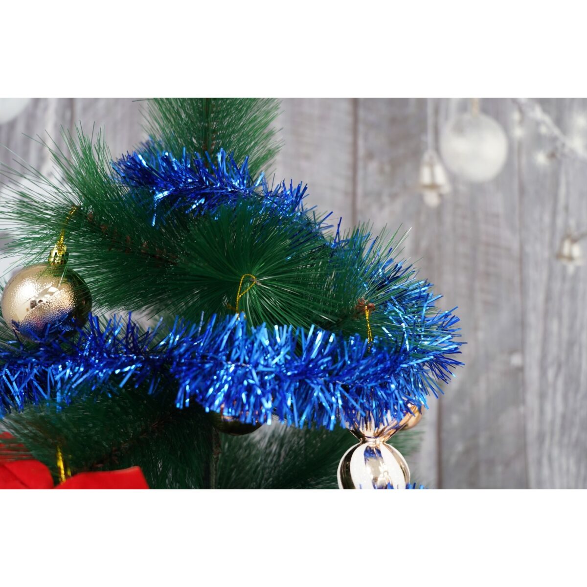 Beteala Craciun, Embo, albastru, marimea: 2 m x 5 cm material:folie PVC, interior/exterior - imagine 3