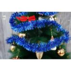 Beteala Craciun, Embo, albastru, marimea: 2 m x 5 cm material:folie PVC, interior/exterior - imagine 4