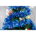 Beteala Craciun, Embo, albastru, marimea: 2 m x 9 cm material:folie PVC, interior/exterior - imagine 7