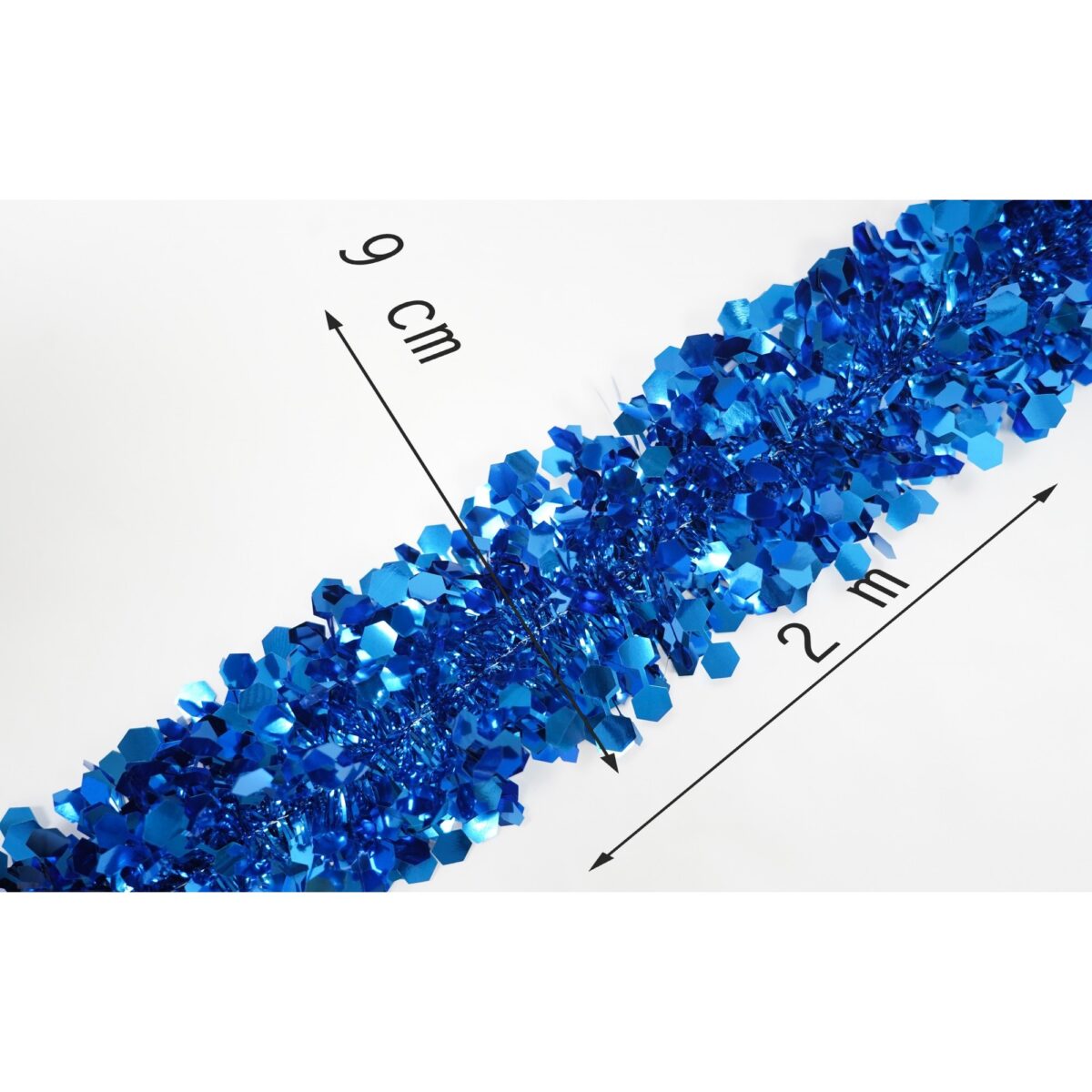 Beteala Craciun, Embo, albastru, marimea: 2 m x 9 cm material:folie PVC, interior/exterior - imagine 11