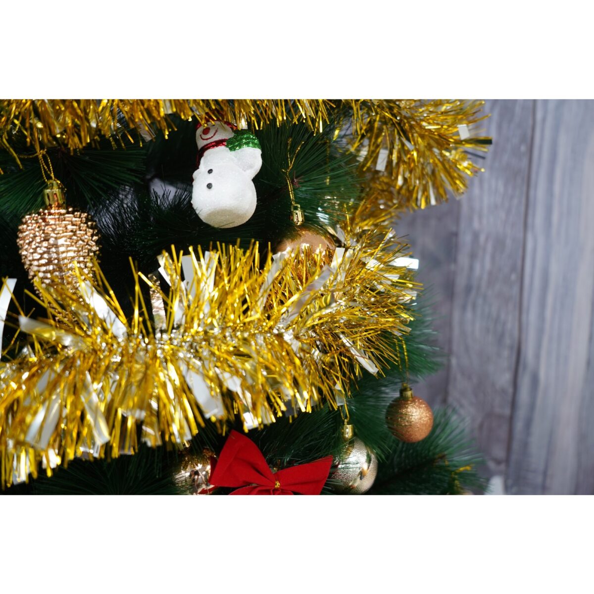 Beteala Craciun, Embo, argintiu, marimea: 2 m x 11 cm material:folie PVC, interior/exterior - imagine 4