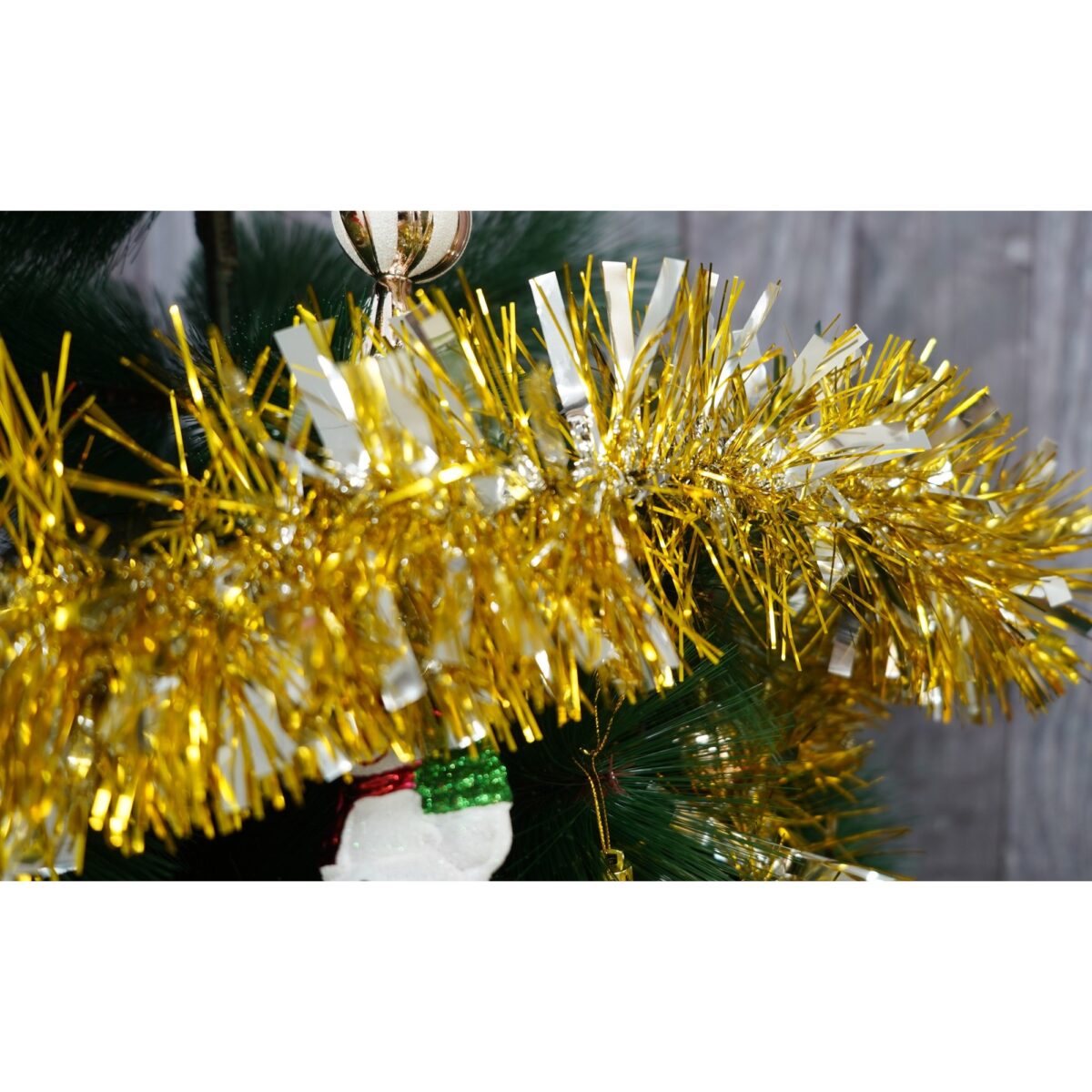 Beteala Craciun, Embo, argintiu, marimea: 2 m x 11 cm material:folie PVC, interior/exterior - imagine 5