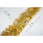 Beteala Craciun, Embo, argintiu, marimea: 2 m x 11 cm material:folie PVC, interior/exterior - imagine 6