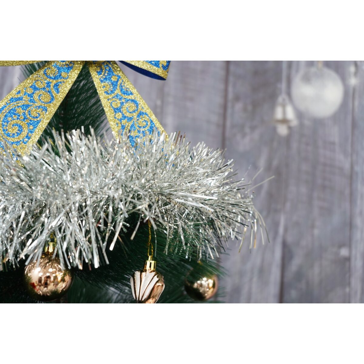 Beteala Craciun, Embo, argintiu, marimea: 2 m x 11 cm material:folie PVC, interior/exterior - imagine 3