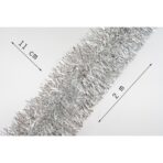 Beteala Craciun, Embo, argintiu, marimea: 2 m x 11 cm material:folie PVC, interior/exterior - imagine 6