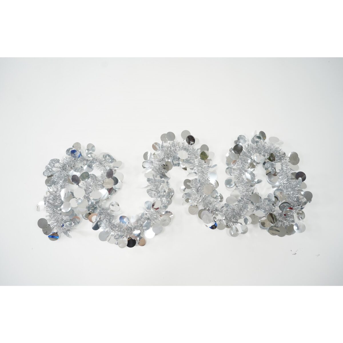 Beteala Craciun, Embo, argintiu, marimea: 2 m x 11 cm material:folie PVC, interior/exterior - imagine 5