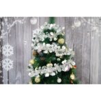 Beteala Craciun, Embo, argintiu, marimea: 2 m x 11 cm material:folie PVC, interior/exterior - imagine 7