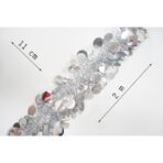 Beteala Craciun, Embo, argintiu, marimea: 2 m x 11 cm material:folie PVC, interior/exterior - imagine 11