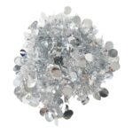 Beteala Craciun, Embo, argintiu, marimea: 2 m x 11 cm material:folie PVC, interior/exterior