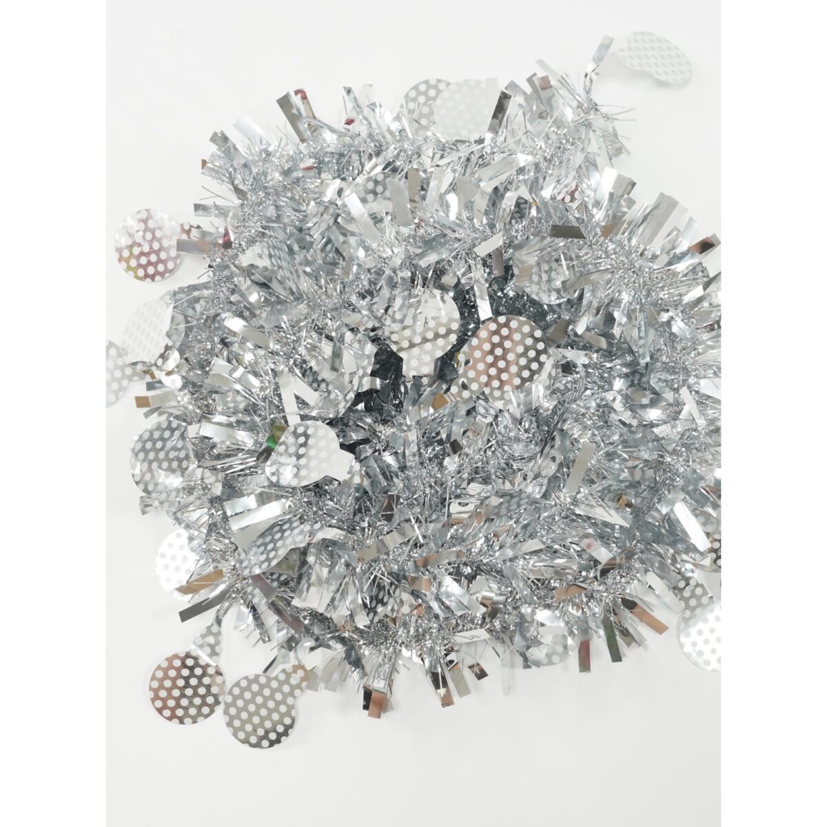 Beteala Craciun, Embo, argintiu, marimea:  2 m x 11 cm x 9 cm material:folie PVC, interior/exterior - imagine 2