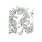 Beteala Craciun, Embo, argintiu, marimea:  2 m x 11 cm x 9 cm material:folie PVC, interior/exterior - imagine 4