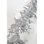 Beteala Craciun, Embo, argintiu, marimea:  2 m x 11 cm x 9 cm material:folie PVC, interior/exterior - imagine 5