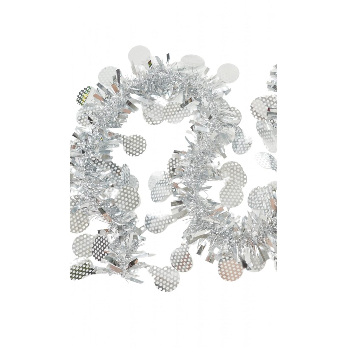 Beteala Craciun, Embo, argintiu, marimea:  2 m x 11 cm x 9 cm material:folie PVC, interior/exterior - imagine 9