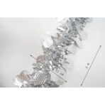 Beteala Craciun, Embo, argintiu, marimea:  2 m x 11 cm x 9 cm material:folie PVC, interior/exterior - imagine 11