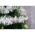 Beteala Craciun, Embo, argintiu, marimea:  2 m x 6.5 cm material:folie PVC, interior/exterior - imagine 3