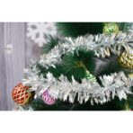 Beteala Craciun, Embo, argintiu, marimea:  2 m x 6.5 cm material:folie PVC, interior/exterior - imagine 4