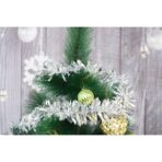 Beteala Craciun, Embo, argintiu, marimea:  2 m x 6.5 cm material:folie PVC, interior/exterior - imagine 5