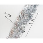 Beteala Craciun, Embo, argintiu, marimea:  2 m x 6.5 cm material:folie PVC, interior/exterior - imagine 11
