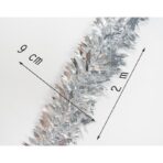 Beteala Craciun, Embo, argintiu, marimea:  2 m x 6.5 cm material:folie PVC, interior/exterior - imagine 16