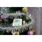 Beteala Craciun, Embo, argintiu, marimea: 2 m x 8 cm material:folie PVC, interior/exterior - imagine 4