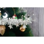 Beteala Craciun, Embo, argintiu, marimea: 2 m x 9 cm x 5 cm material:folie PVC, interior/exterior - imagine 3