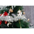 Beteala Craciun, Embo, argintiu, marimea: 2 m x 9 cm x 5 cm material:folie PVC, interior/exterior - imagine 4