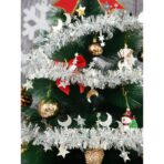 Beteala Craciun, Embo, argintiu, marimea: 2 m x 9 cm x 5 cm material:folie PVC, interior/exterior - imagine 5