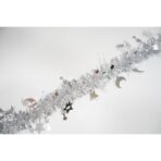 Beteala Craciun, Embo, argintiu, marimea: 2 m x 9 cm x 5 cm material:folie PVC, interior/exterior - imagine 7