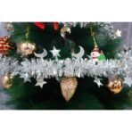 Beteala Craciun, Embo, argintiu, marimea: 2 m x 9 cm x 5 cm material:folie PVC, interior/exterior - imagine 10