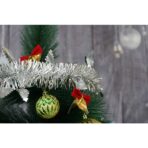 Beteala Craciun, Embo, argintiu, marimea: 2 m x 9 cm x 5 cm material:folie PVC, interior/exterior - imagine 4