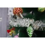 Beteala Craciun, Embo, argintiu, marimea: 2 m x 9 cm x 5 cm material:folie PVC, interior/exterior - imagine 10