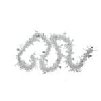 Beteala Craciun, Embo, argintiu, marimea: 2 m x 9 cm x 5 cm material:folie PVC, interior/exterior