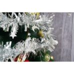 Beteala Craciun, Embo, argintiu, marimea: 2 m x 9 cm x 9 cm material:folie PVC, interior/exterior - imagine 2