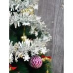 Beteala Craciun, Embo, argintiu, marimea:  2 m x 9 cm x 9 cm material:folie PVC, interior/exterior - imagine 4