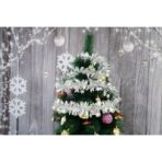 Beteala Craciun, Embo, argintiu, marimea:  2 m x 9 cm x 9 cm material:folie PVC, interior/exterior - imagine 7