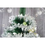 Beteala Craciun, Embo, argintiu, marimea:  2 m x 9 cm x 9 cm material:folie PVC, interior/exterior - imagine 10