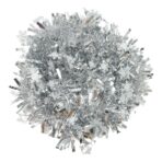 Beteala Craciun, Embo, argintiu, marimea:  2 m x 9 cm x 9 cm material:folie PVC, interior/exterior