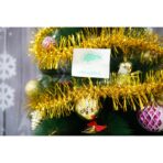 Beteala Craciun, Embo, aur, marimea: 2 m x 8 cm material:folie PVC, interior/exterior - imagine 3