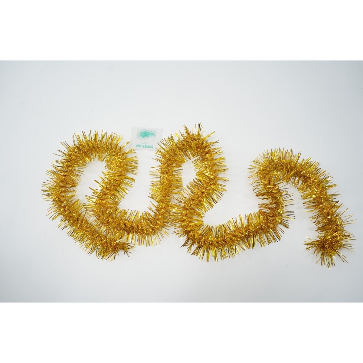 Beteala Craciun, Embo, aur, marimea: 2 m x 8 cm material:folie PVC, interior/exterior - imagine 5