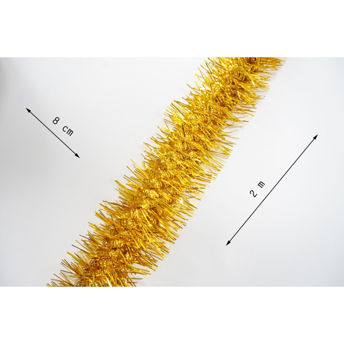 Beteala Craciun, Embo, aur, marimea: 2 m x 8 cm material:folie PVC, interior/exterior - imagine 6