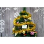 Beteala Craciun, Embo, aur, marimea: 2 m x 8 cm material:folie PVC, interior/exterior - imagine 7