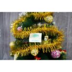 Beteala Craciun, Embo, aur, marimea: 2 m x 8 cm material:folie PVC, interior/exterior - imagine 9